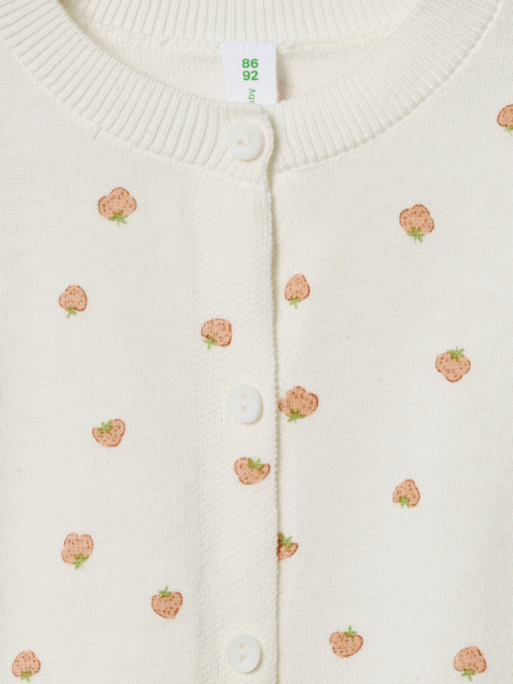 кардиган с принтом для малышей по цене 1599 руб вид справа