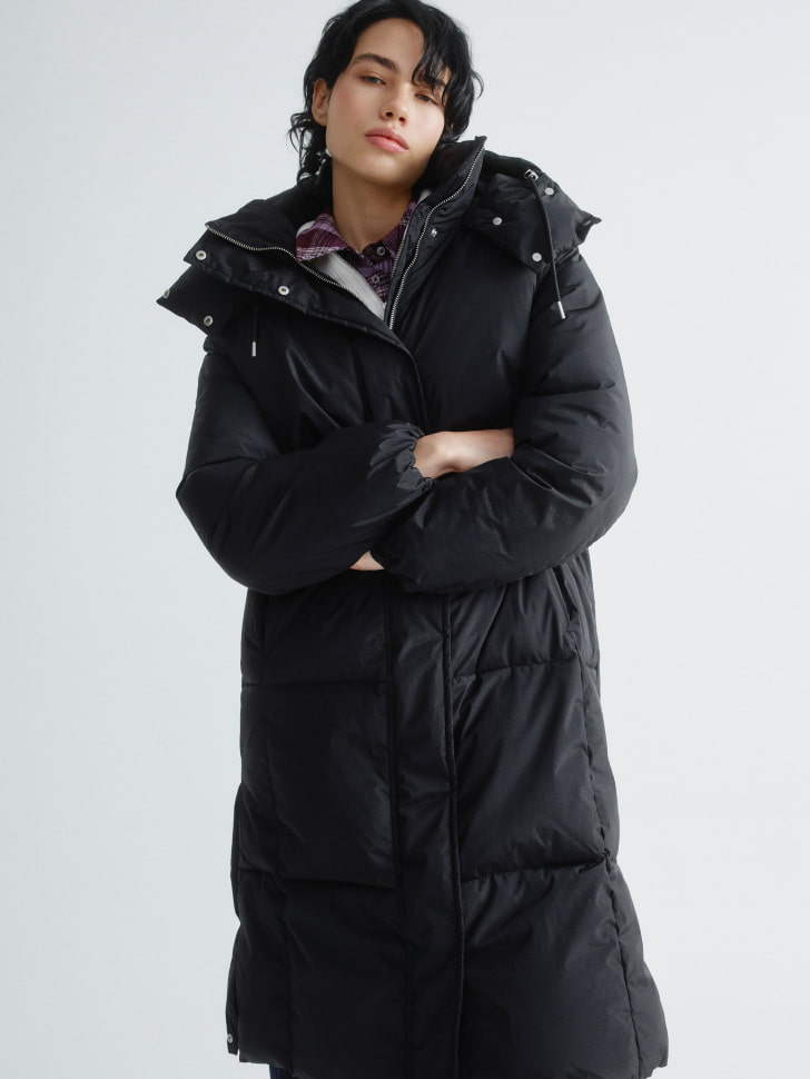 

Стеганое пальто с капюшоном, SL5811011202