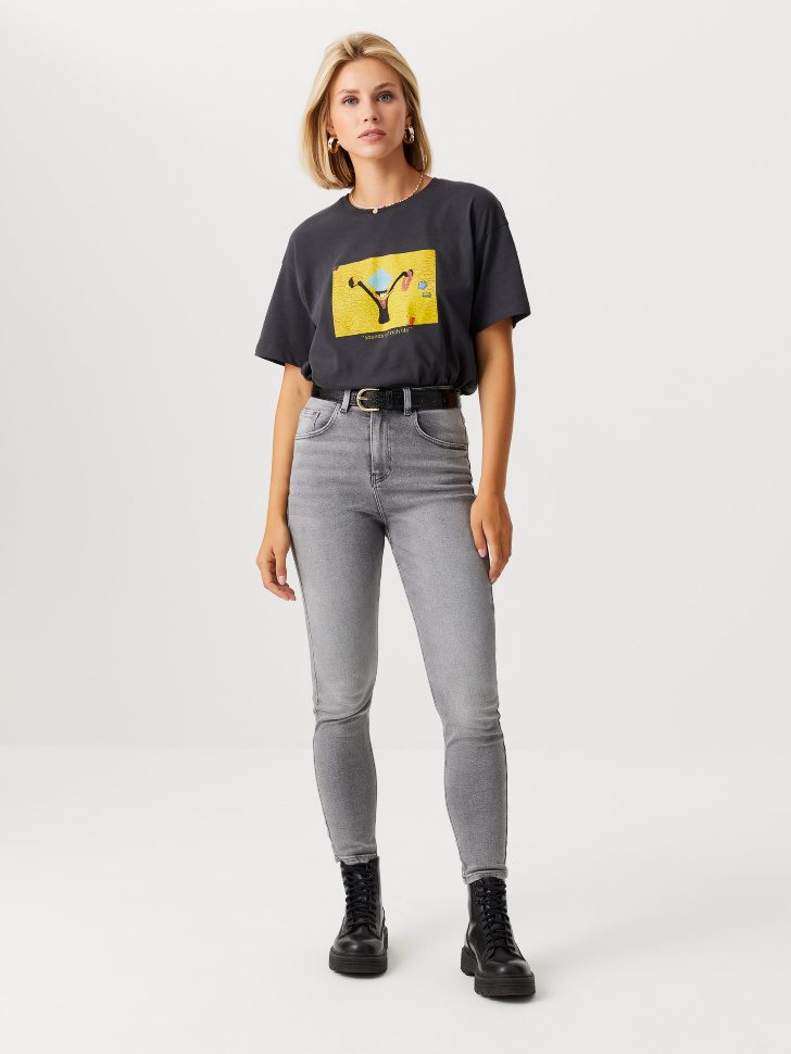 

Джинсы Skinny fit, Серый