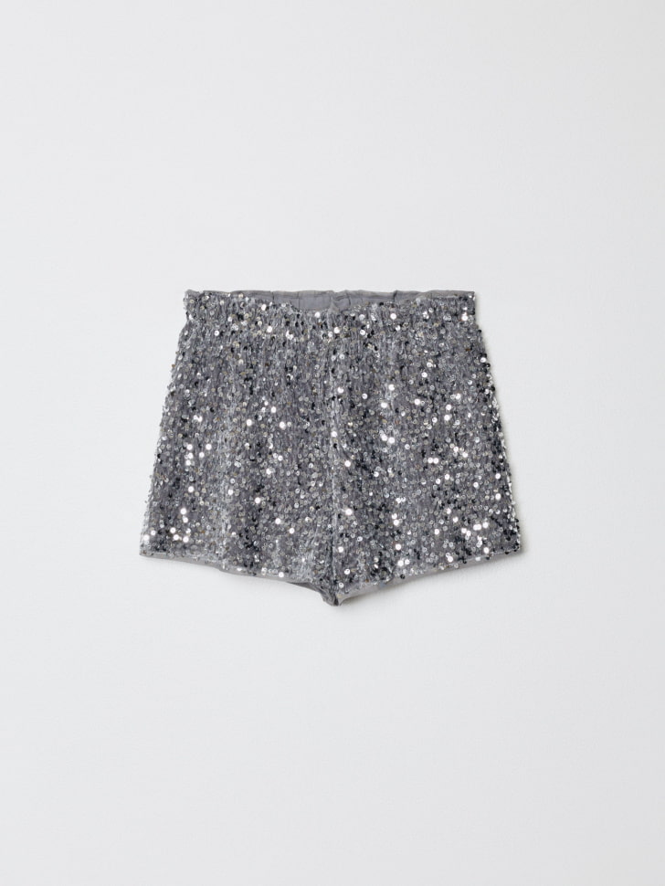 шорты с пайетками для девочек 4610517039729 в интернет магазине