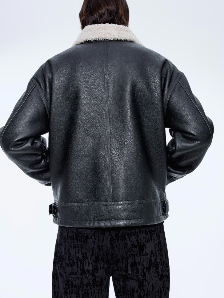 дубленка из искусственной кожи и меха 4680798748177 с промокодом