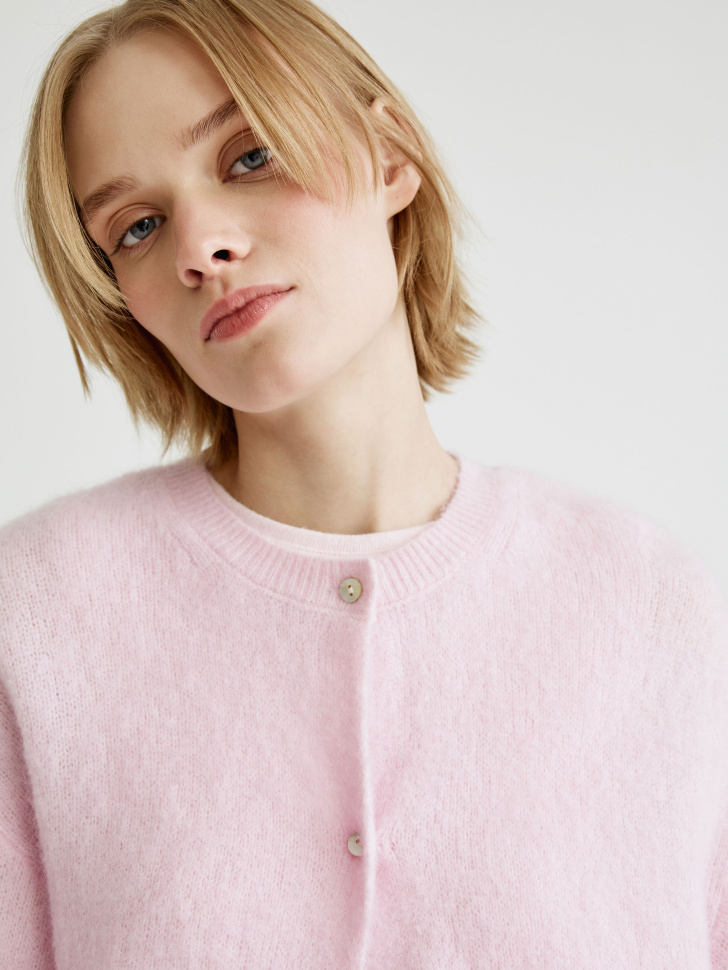 кардиган с высоким содержанием шерсти и мохера 4610517350572 в интернет магазине