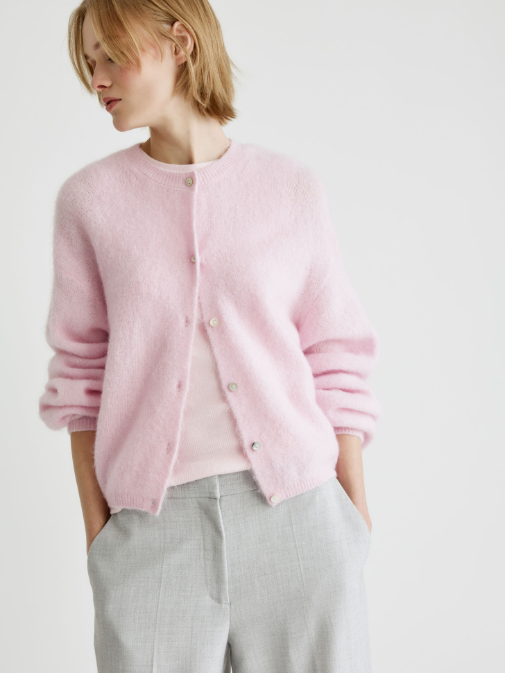 кардиган с высоким содержанием шерсти и мохера 4610517350572 по низкой цене