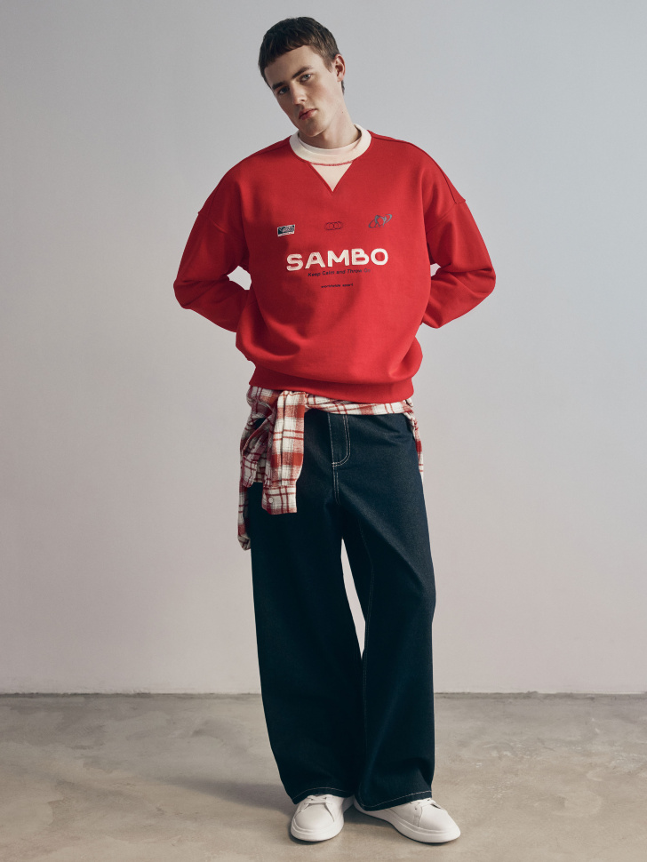 свободные джинсы со средней посадкой 4610517060105 в интернет магазине