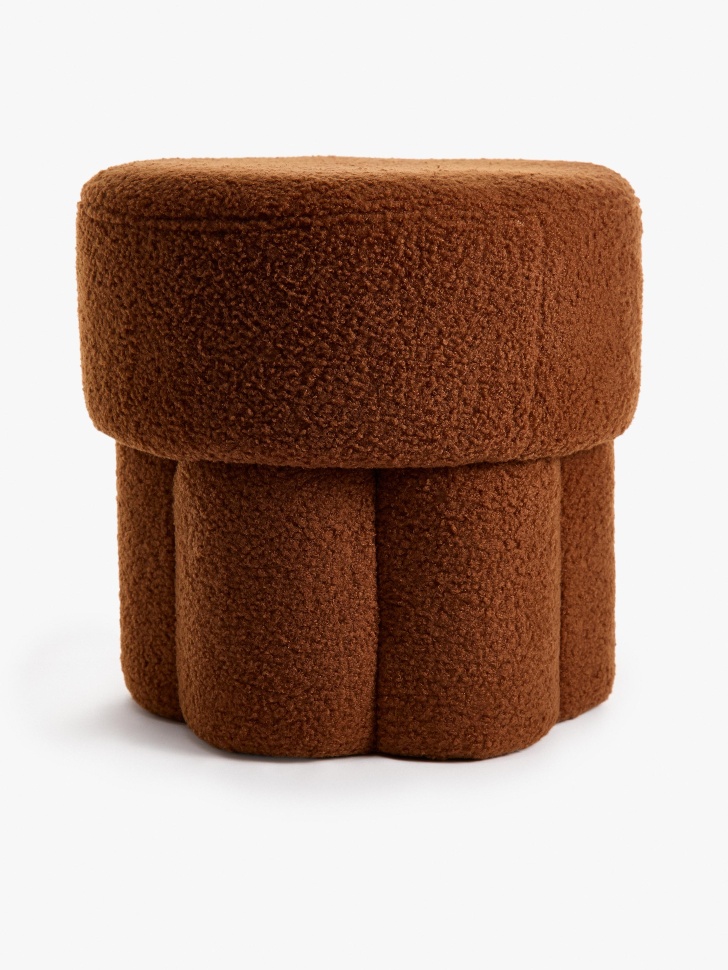 пуф с буклированной обивкой 4610517722492 фотография