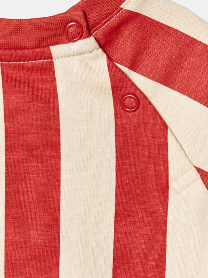 футболка в полоску для малышей по цене 799 руб вид справа