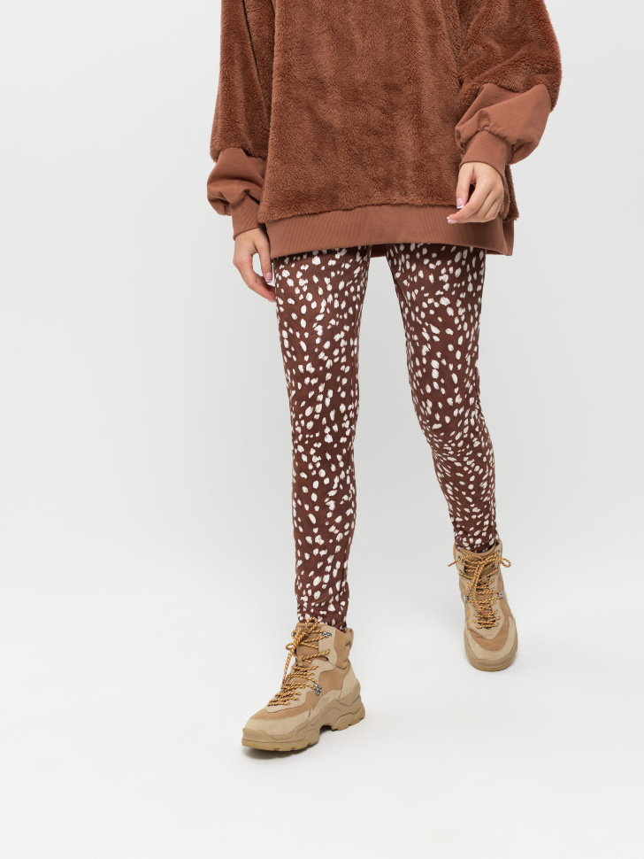 

лосины женские, Коричневый