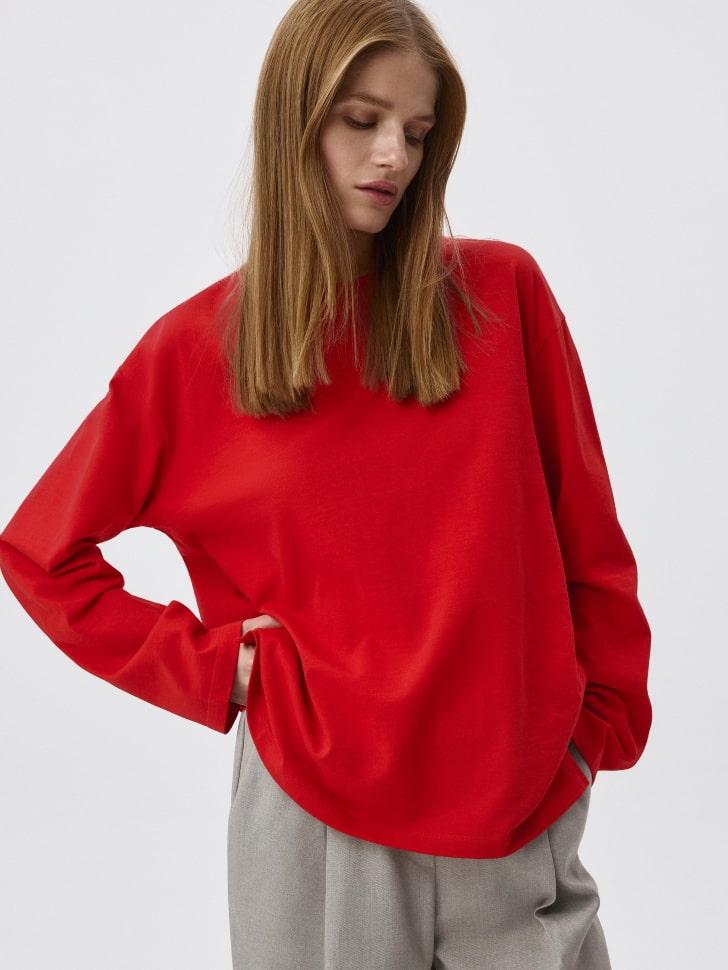Лонгслив ANNA OVERSIZE FIT