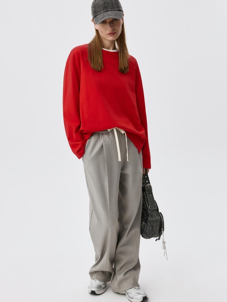 Лонгслив ANNA OVERSIZE FIT. Фото №2