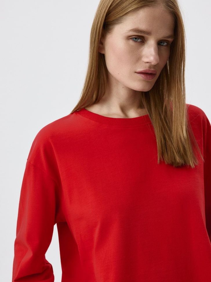 Лонгслив ANNA OVERSIZE FIT. Фото №4