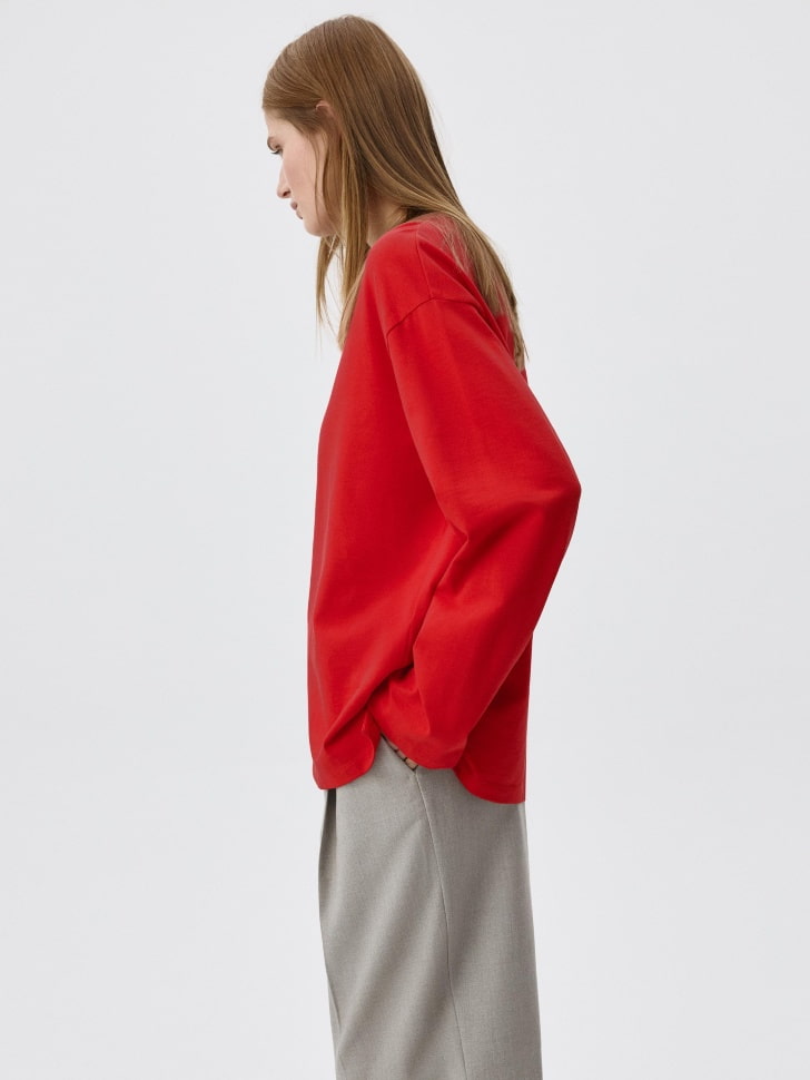 Лонгслив ANNA OVERSIZE FIT. Фото №6