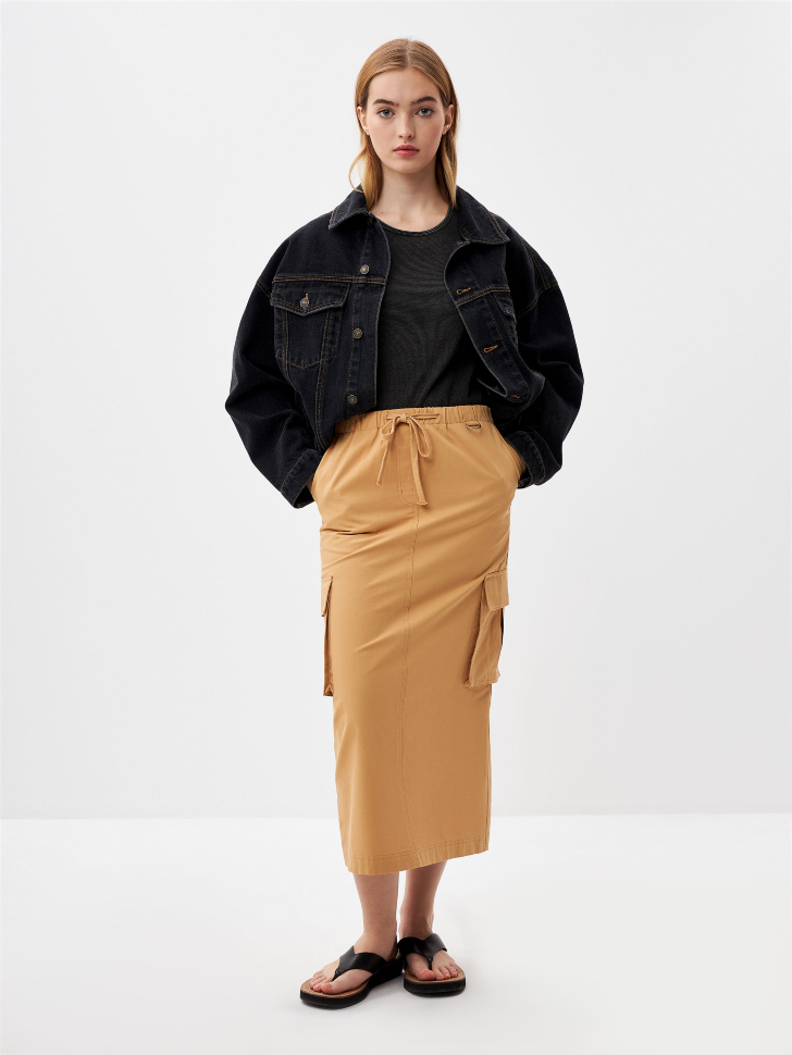 

Юбка карго миди