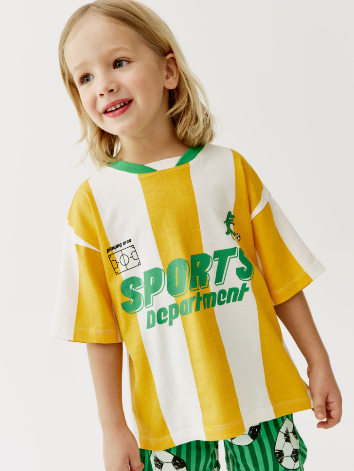 Футболка Sela оверсайз, разноцветный, арт. 52829