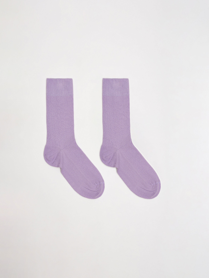 

Носки в рубчик, Сиреневый