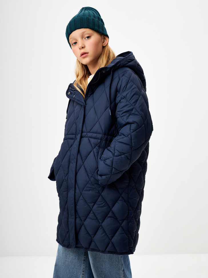 

Стеганое пальто для девочек