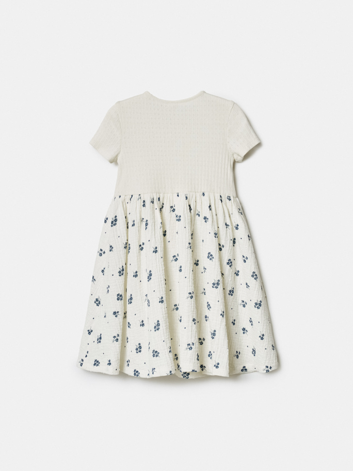 комбинированное платье для девочек из россии вид сбоку