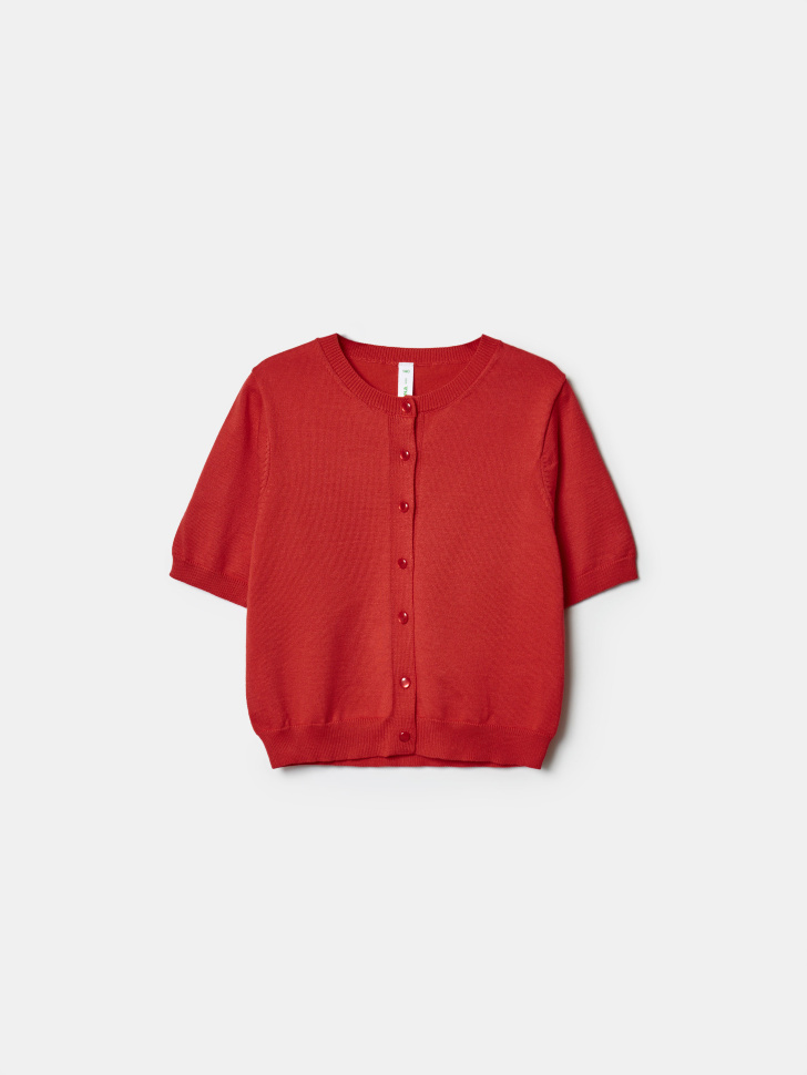 кардиган с коротким рукавом для девочек по цене 1999 руб вид справа