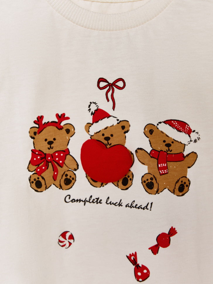 футболка с новогодним принтом для малышей 4680798651460 в интернет магазине