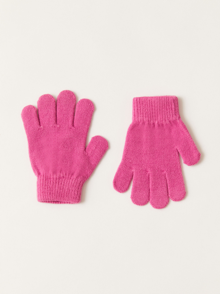 Базовые перчатки для девочек (розовый, 5 - 8 ЛЕТ)