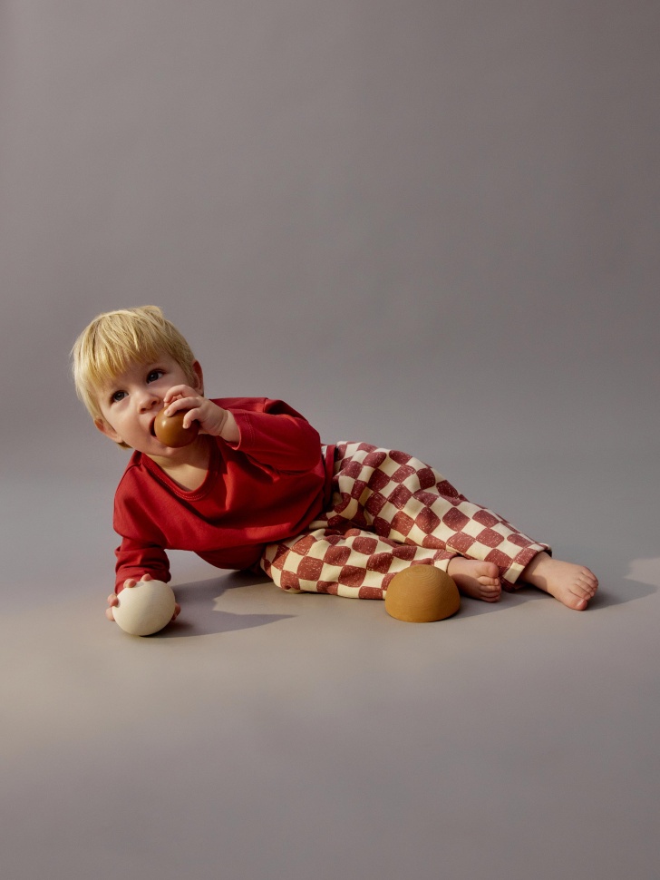 утепленные брюки с принтом и вышивкой для малышей 4680798765020 фотография