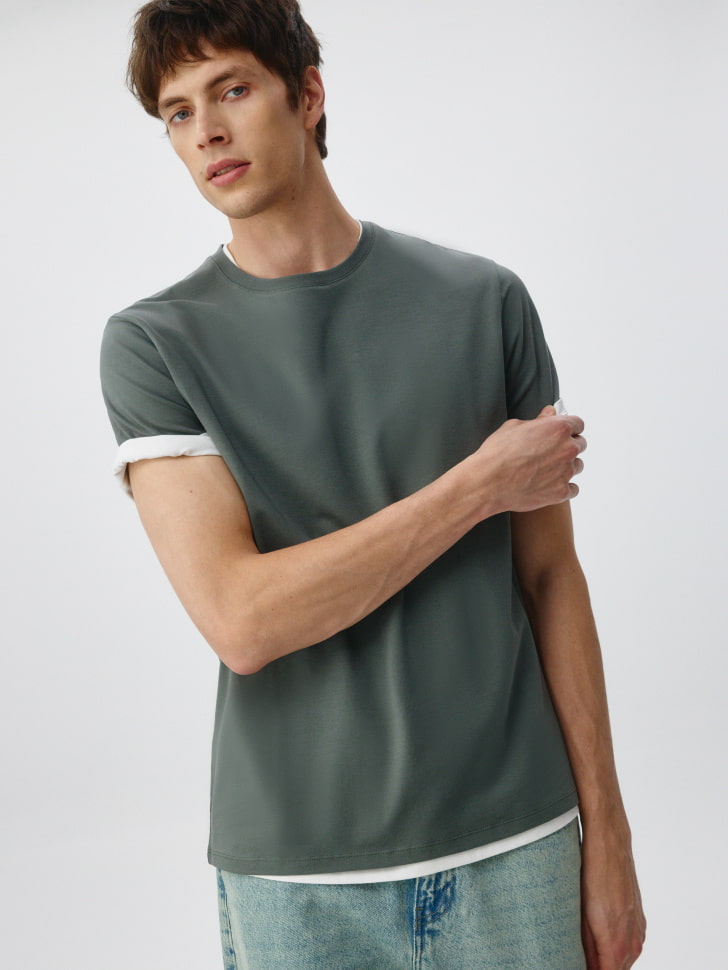 Футболка ADAM SLIM FIT базовая