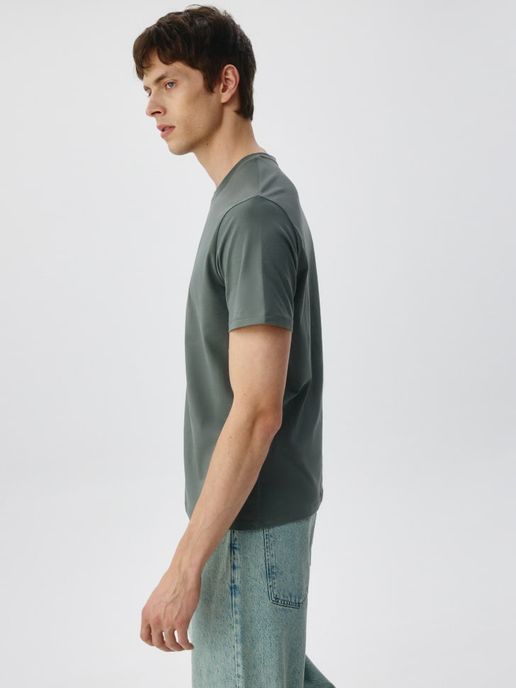 Футболка ADAM SLIM FIT базовая. Фото №4