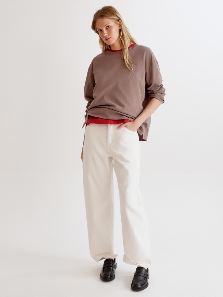 Товар сливового цвета с внутренней стороны