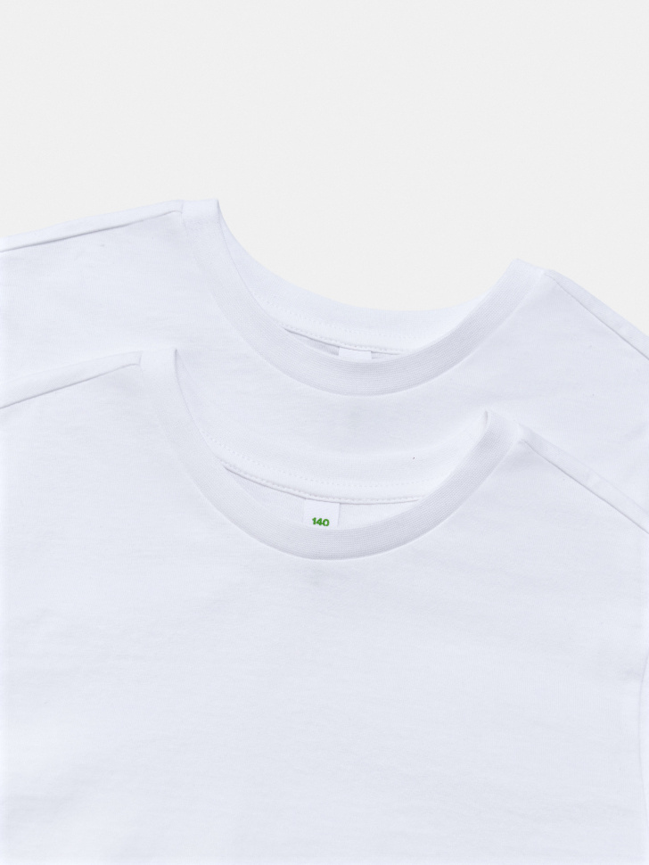 набор из 2 базовых футболок детских из россии вид сбоку