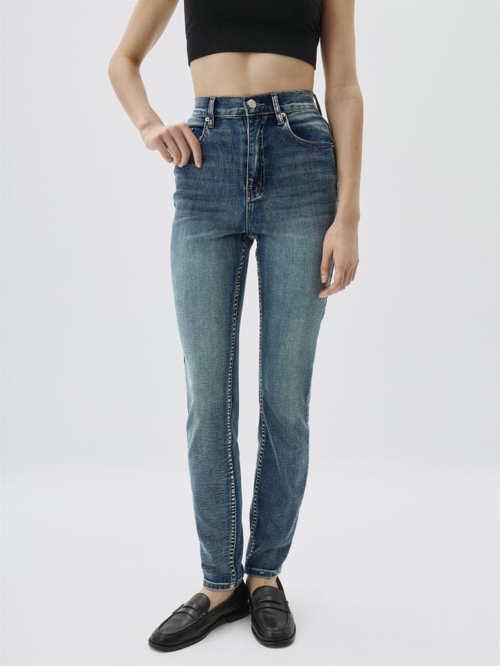 Утепленные джинсы Skinny fit. Фото №2