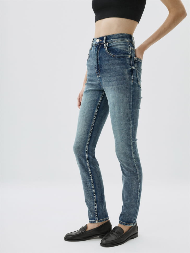 Утепленные джинсы Skinny fit. Фото №3