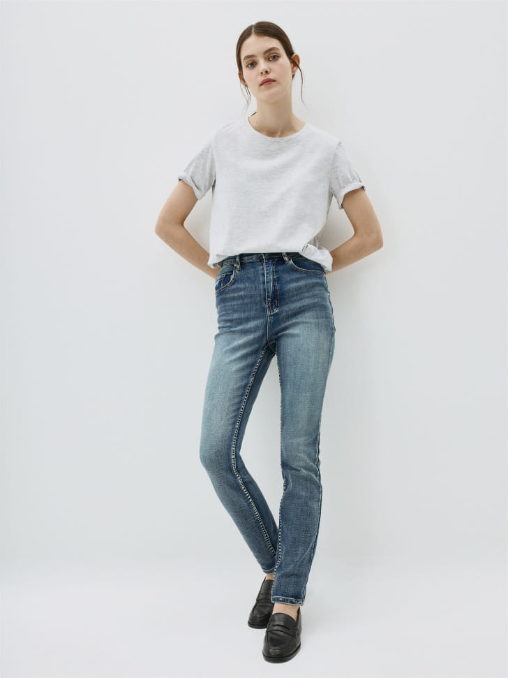 Утепленные джинсы Skinny fit. Фото №7