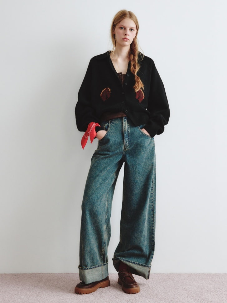 джинсы boyfriend fit из линейки sela young 4610517007452 фотография