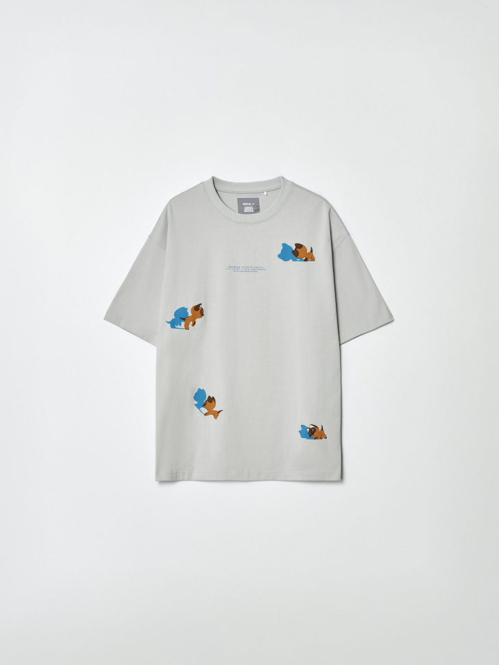 Футболка Sela x Союзмультфильм, серый, арт. 35612