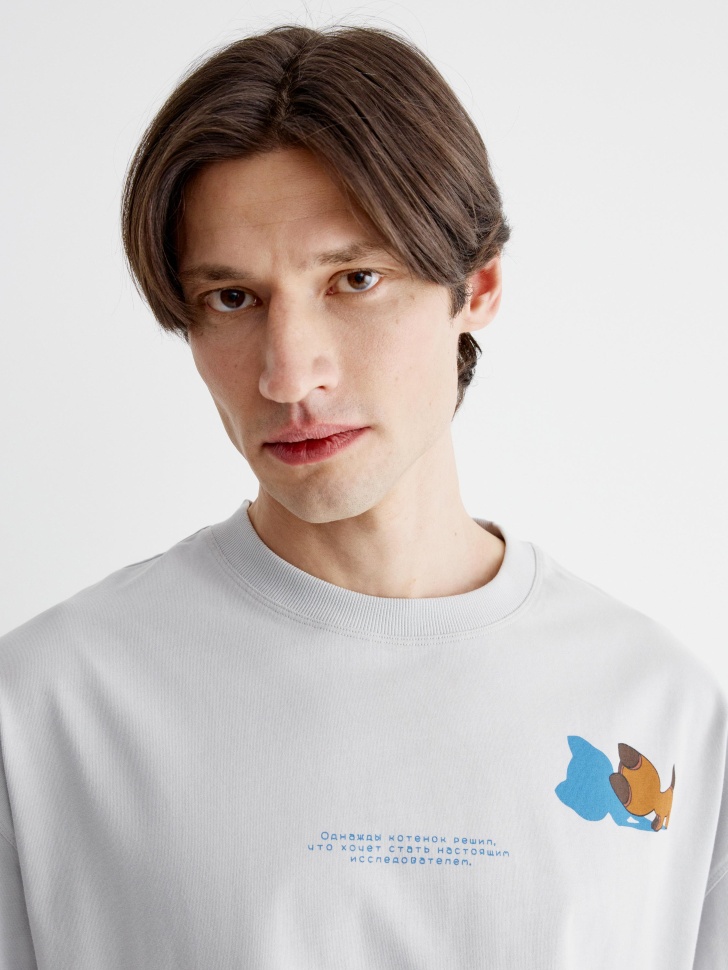 футболка с принтом  x союзмультфильм из россии вид сбоку