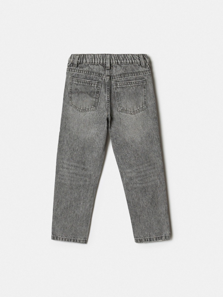 джинсы мом на резинке для девочек от бренда sela вид слева