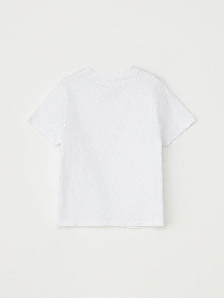Базовая футболка для девочек (белый, 152) sela 4680168482946 - фото 3