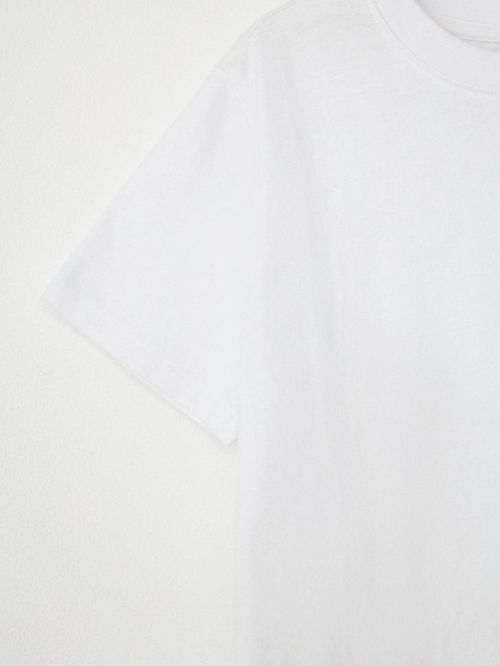 Базовая футболка для девочек (белый, 152) sela 4680168482946 - фото 5