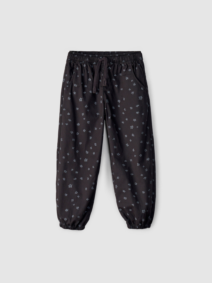 Брюки Sela свободные из твила, черный, арт. 52758