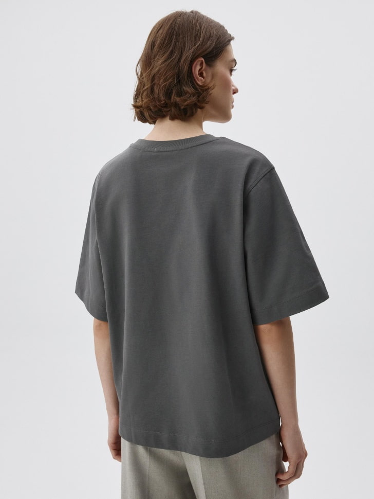Базовая футболка OVERSIZE FIT. Фото №3