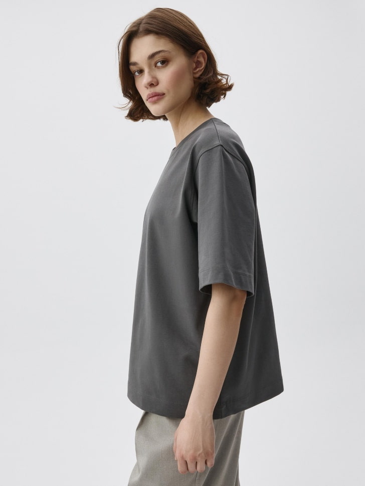 Базовая футболка OVERSIZE FIT. Фото №5