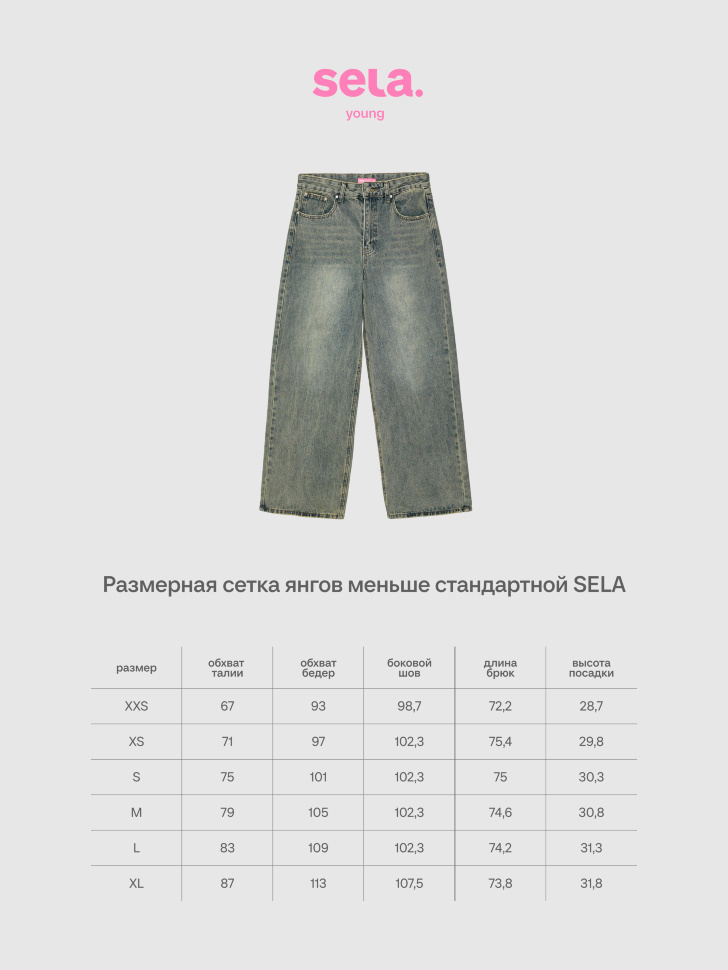 Джинсы из линейки SELA Young. Фото №5