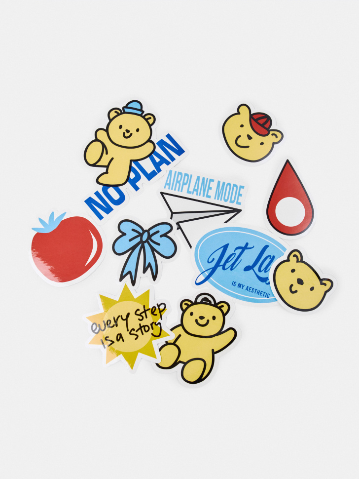 Набор детских наклеек Sela, разноцветный, арт. 52672