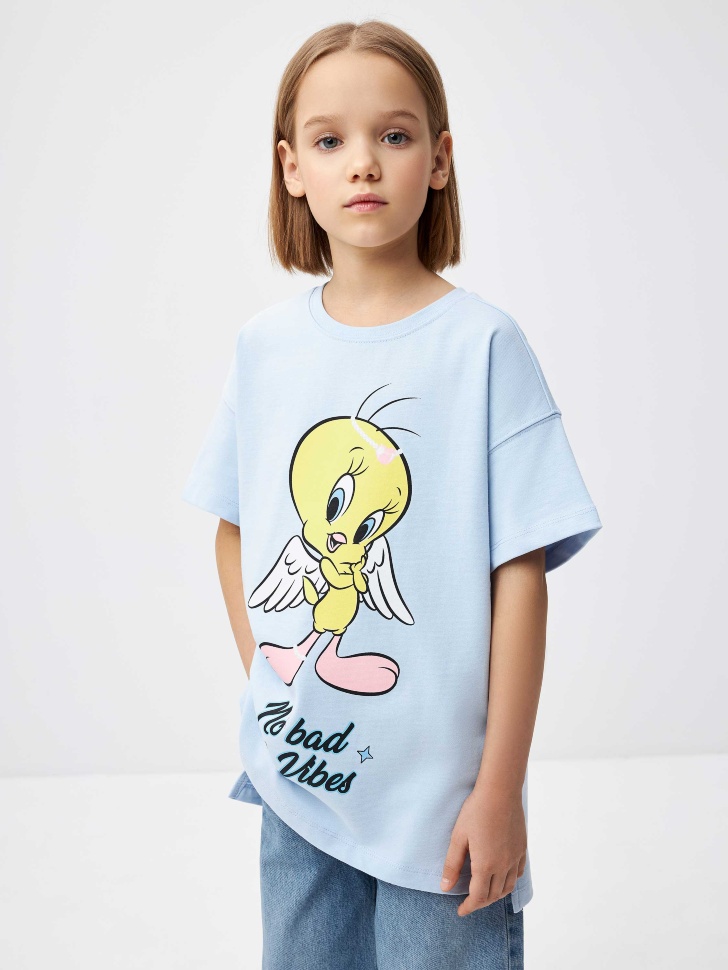 

Футболка с принтом Tweety для девочек