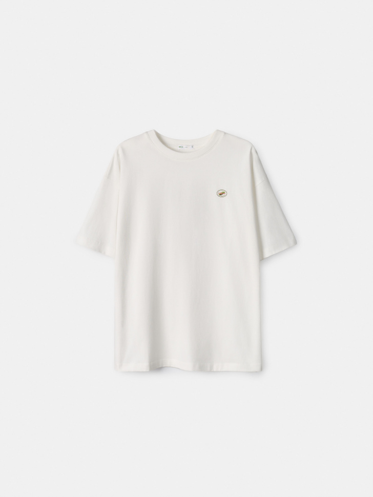 Футболка Sela оверсайз, белый, арт. 54946