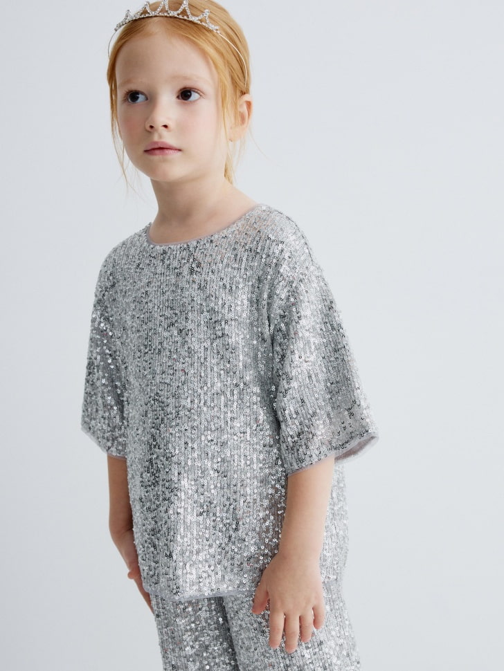 Топ с пайетками для девочек 1799₽