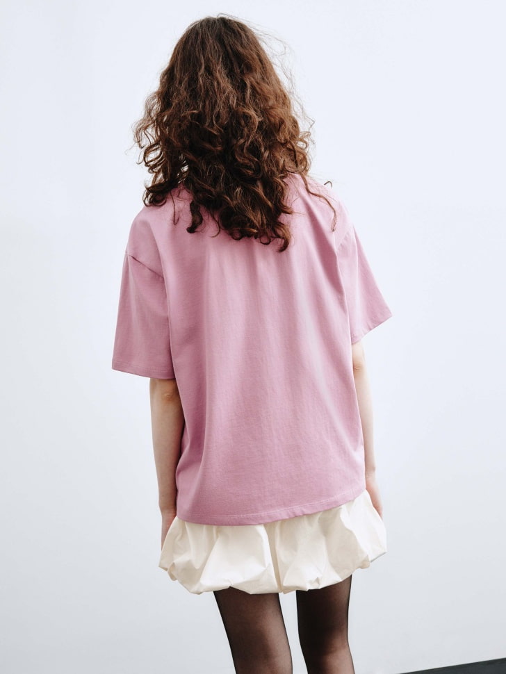 футболка с принтом и стразами из линейки sela young 4610517211477 по низкой цене