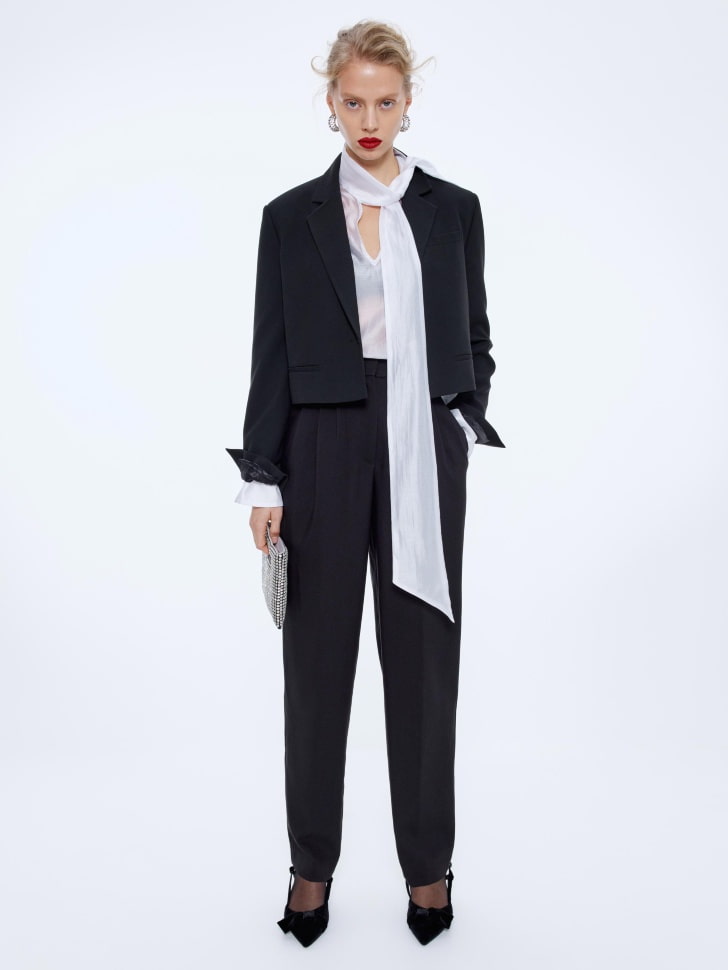 однобортный укороченный жакет 4680798476018 с промокодом