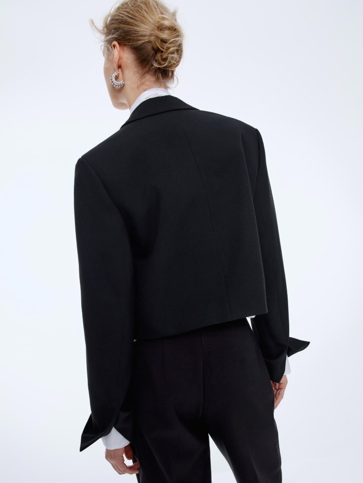 однобортный укороченный жакет 4680798476018 купить с доставкой