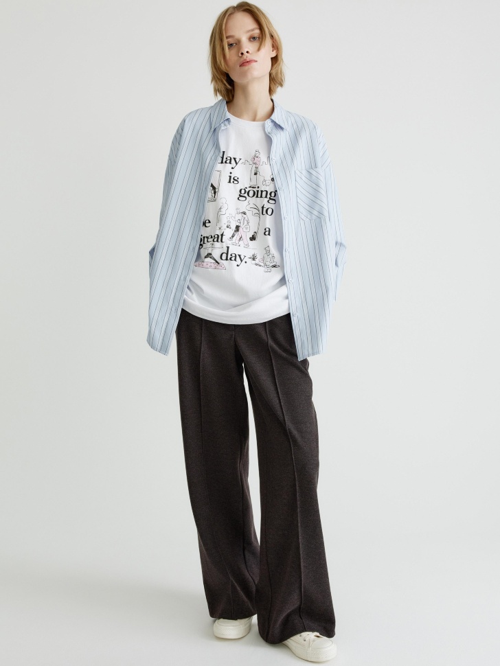 футболка оверсайз с принтом 4610517317216 в интернет магазине