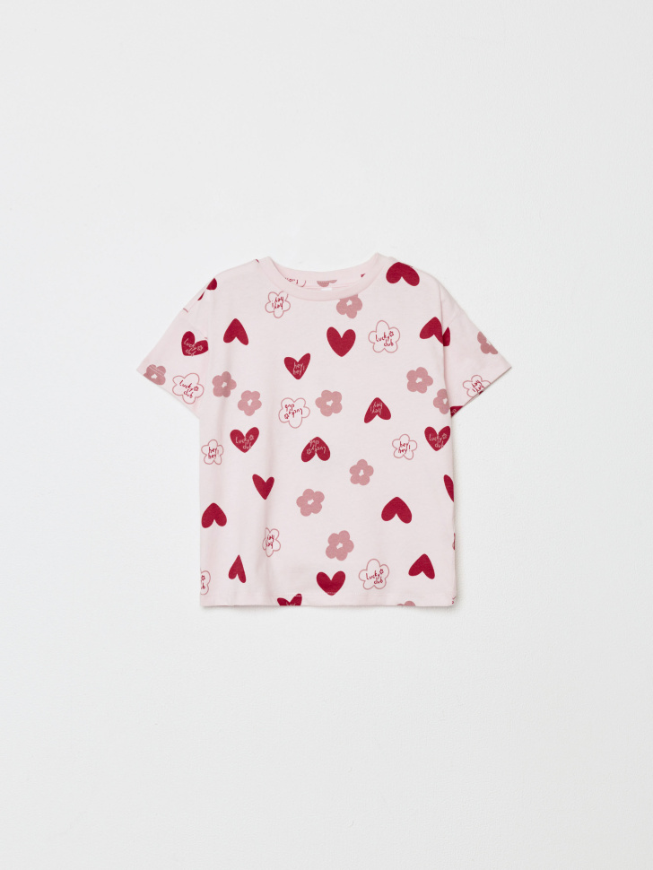 футболка с принтом для девочек 4680798431543 фотография